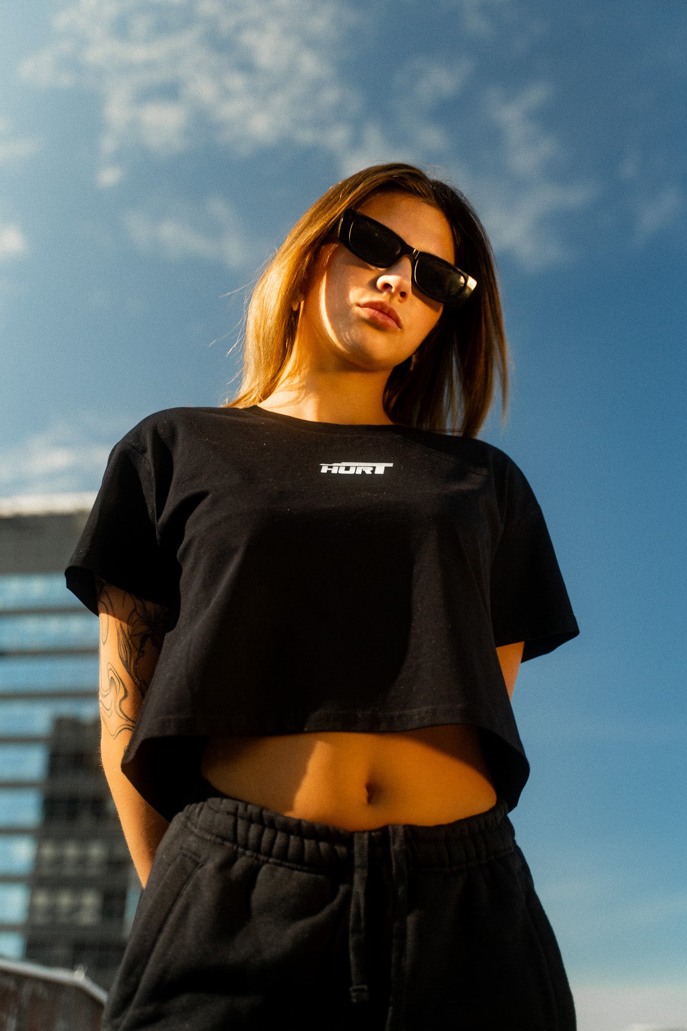 WOMEN'S FAST GIRLS CLUB CROP TOP
