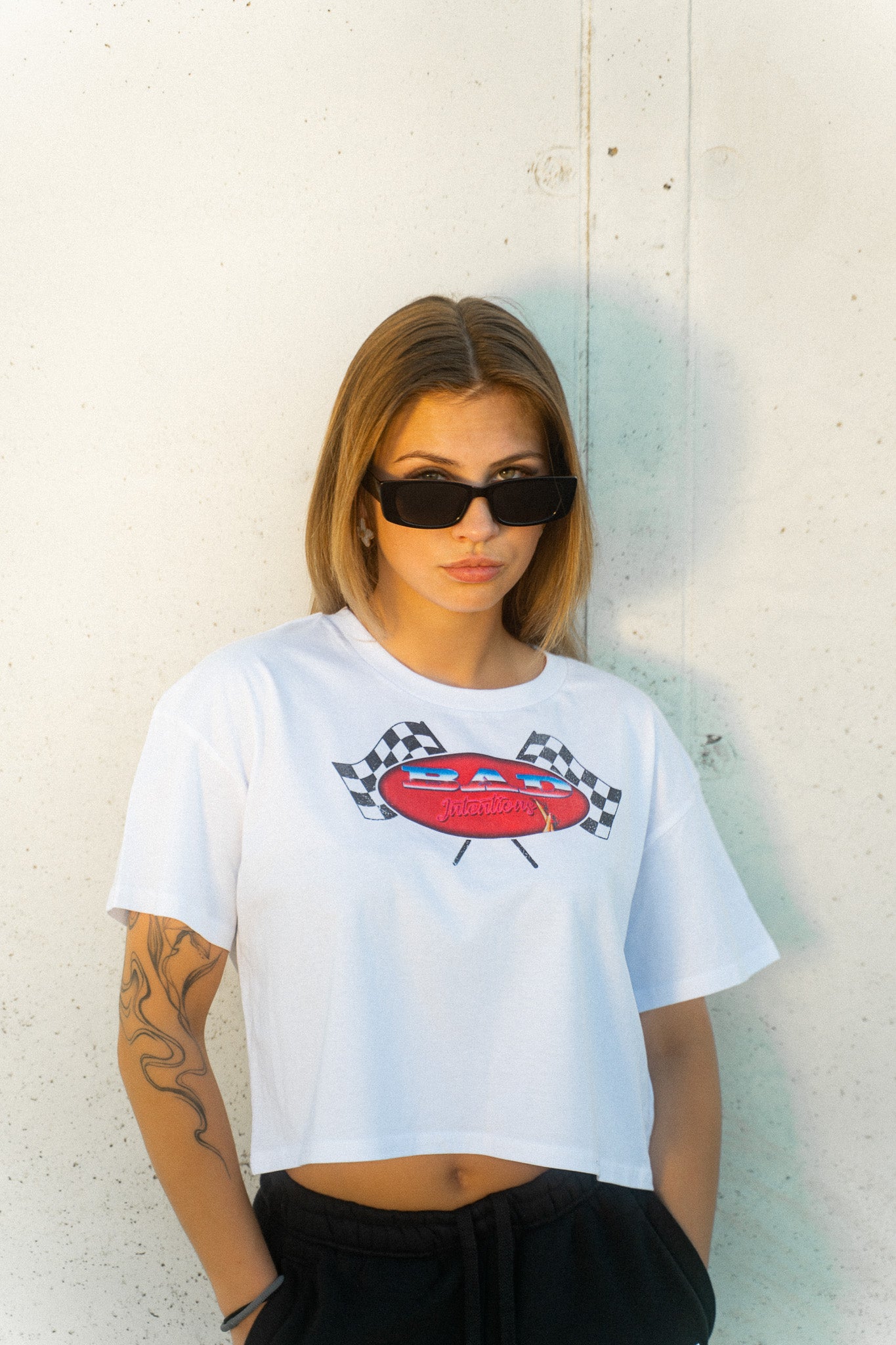 WOMEN'S RETRO CROP TOP