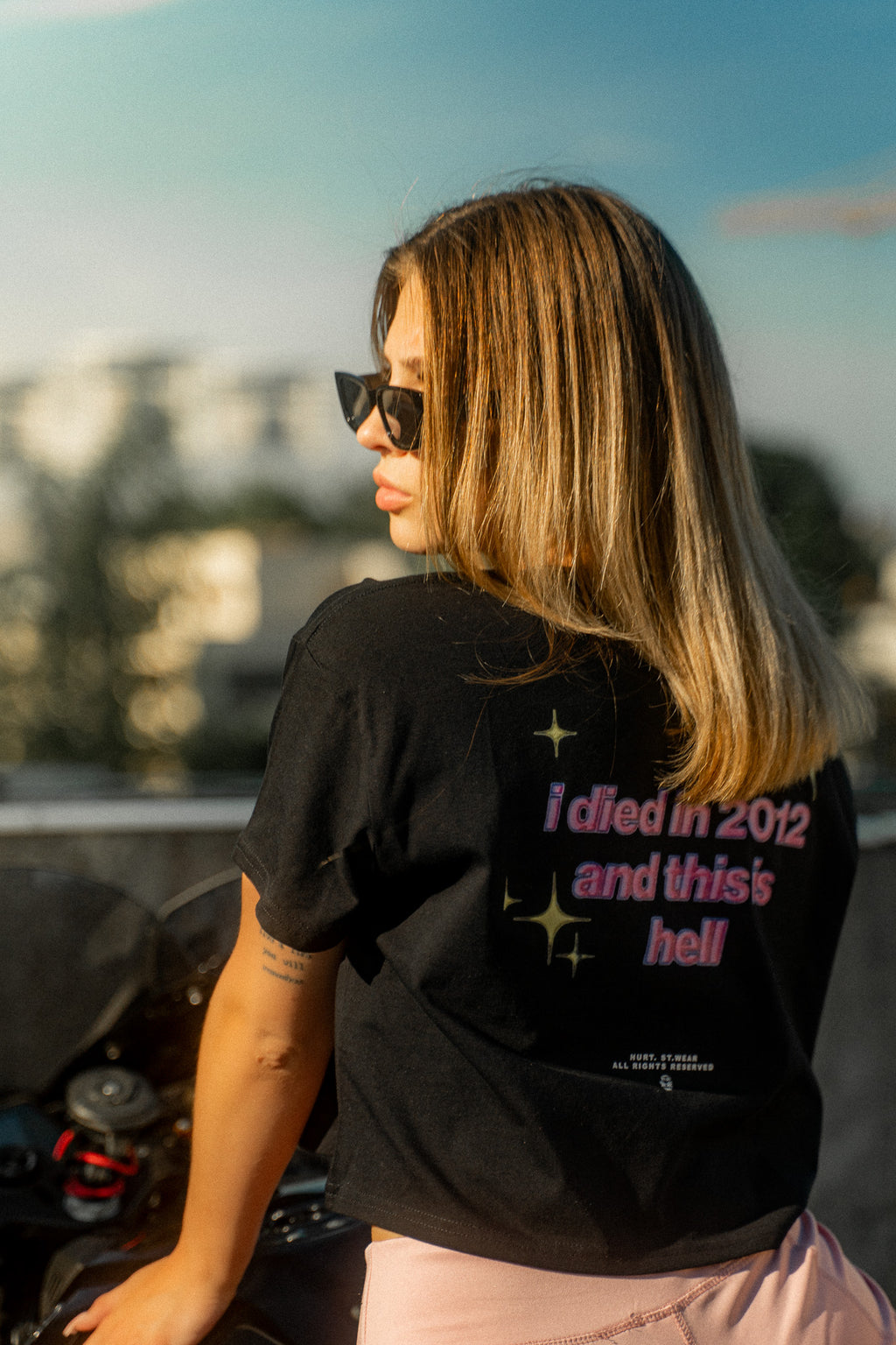 WOMEN'S THIS IS HELL CROP TOP
