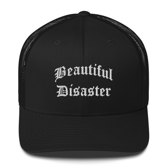 Disaster Embroidered Trucker Cap