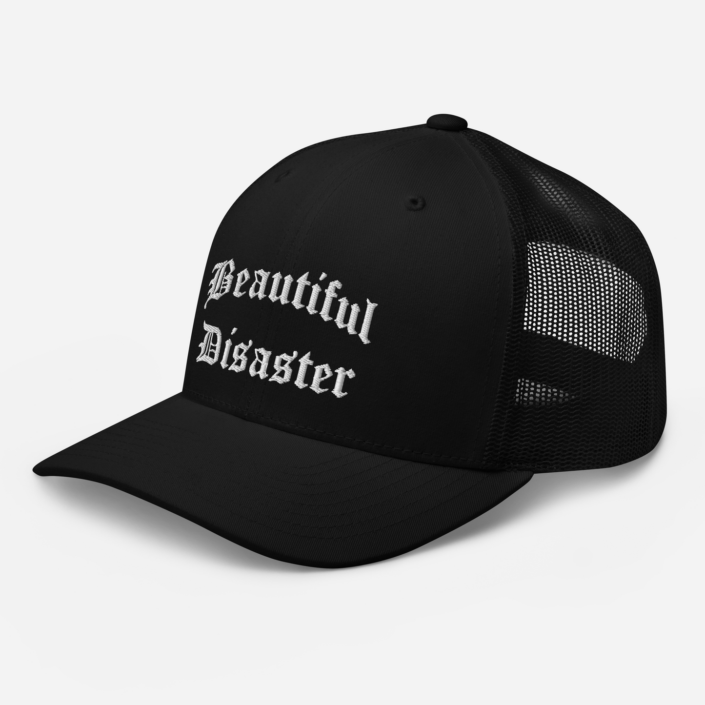 Disaster Embroidered Trucker Cap