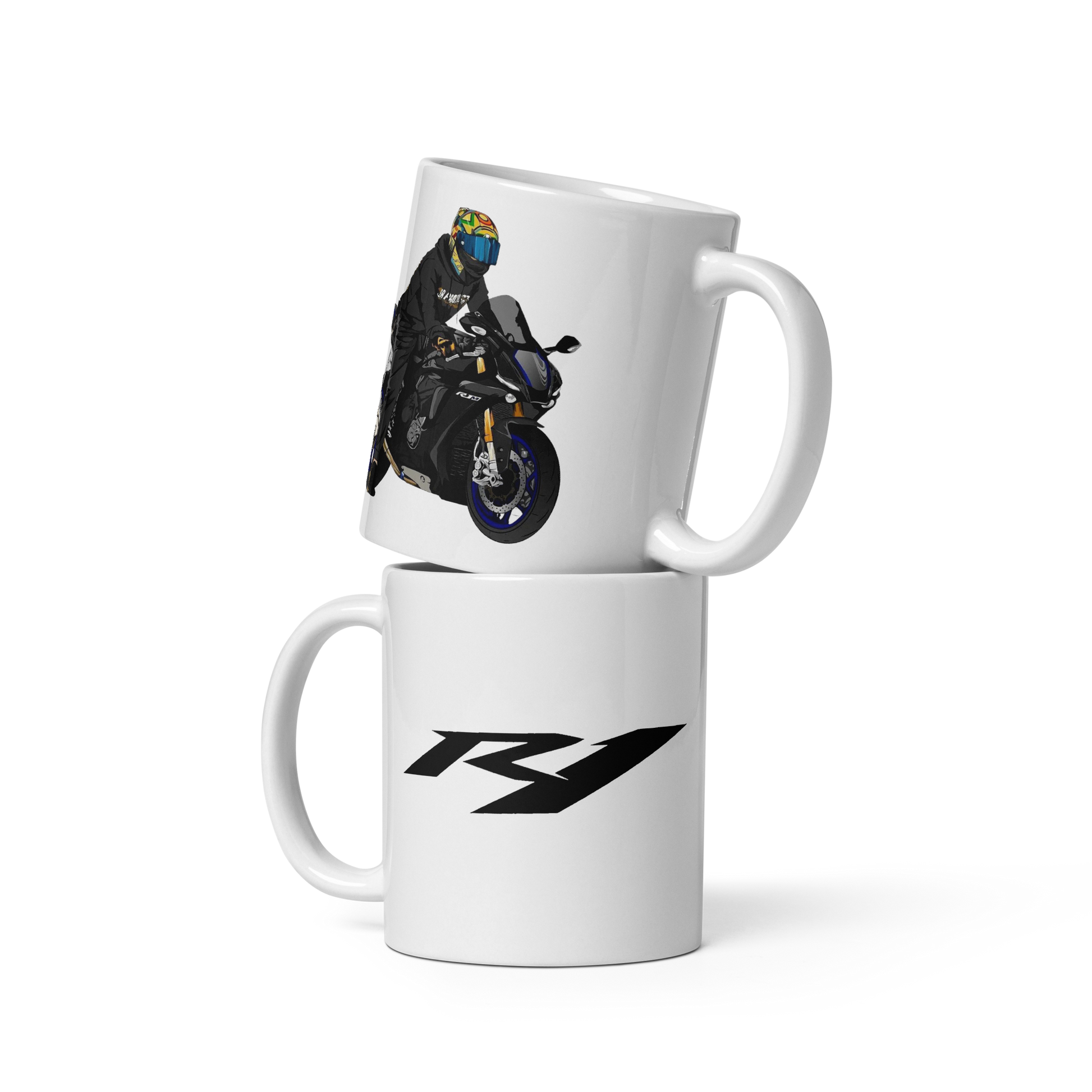 Biker themed Glossy Mug